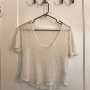 Zara white tee